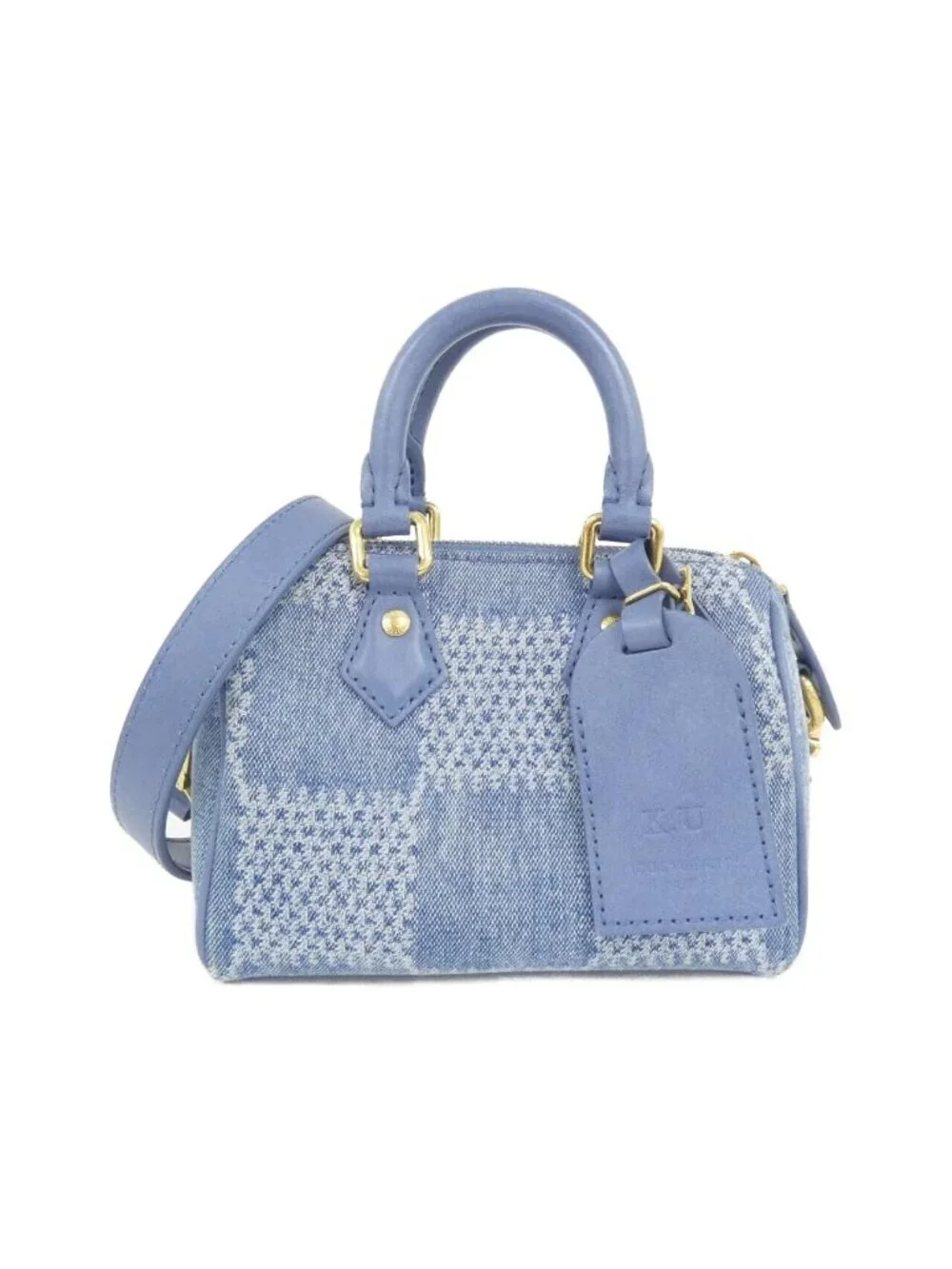 Louis Vuitton Damier Denim Speedy Bandouliere 18